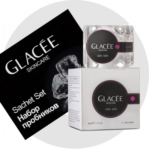 Подарочный набор «Обновленная кожа» для лифтинга и укрепления кожи Glacee Skincare