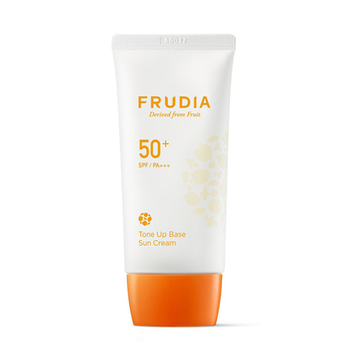 Frudia Крем-праймер солнцезащитный с жемчужной пудрой - Tone up base sun cream SPF50+/PA+++, 50мл