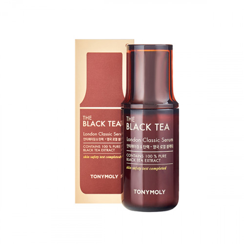 TONYMOLY THE BLACK TEA London Classic Serum Антивозрастная сыворотка для лица с экстрактом английского черного чая