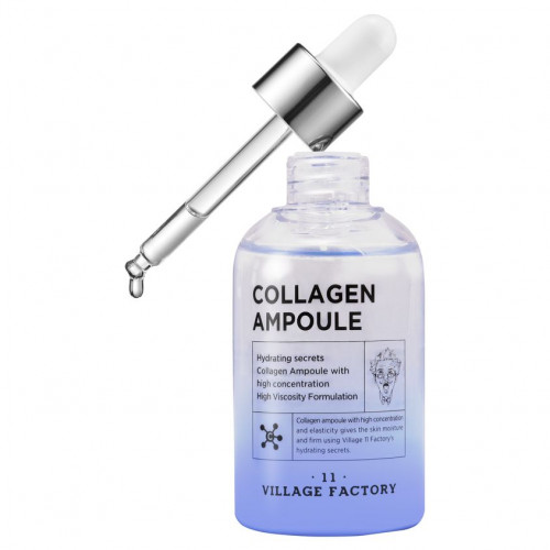 VILLAGE 11 FACTORY Collagen Ampoule Увлажняющая сыворотка для лица с коллагеном 