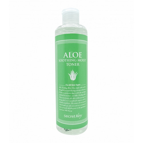 secret Key Aloe Soothing Moist Toner - Натуральный увлажняющий тонер для лица с 98% экстрактом алоэ вера