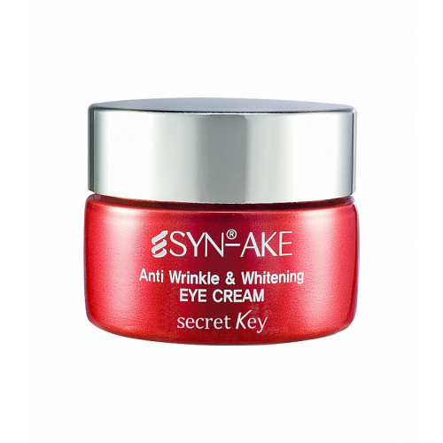 secret Key Syn-Ake Anti Wrinkle & Whitening Eye Cream - Антивозрастной крем для кожи вокруг глаз