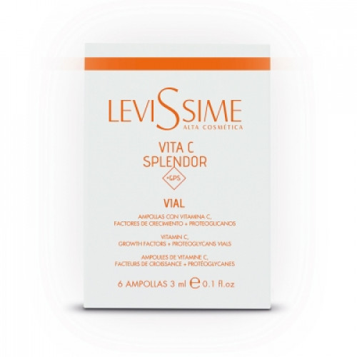 Ампулы Levissime Vita C Splendor + GPS Vials с витамином С и протеогликанами