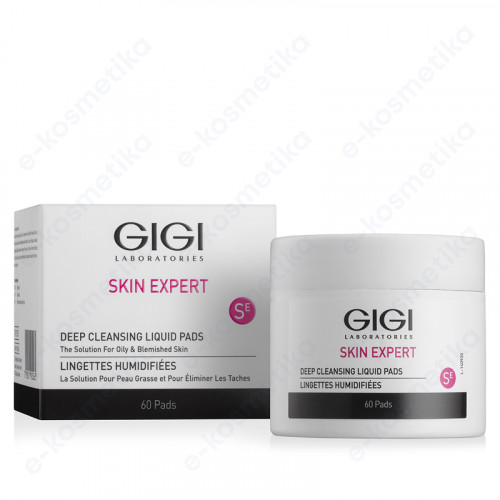 Очищающие диски GIGI Skin Expert Deep Cleansing Liquid Pads