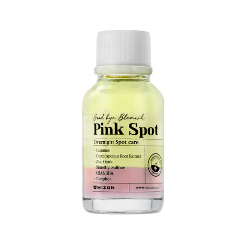 Эффективное ночное средство для борьбы с акне и воспалениями кожи MIZON Good bye Blemish Pink Spot